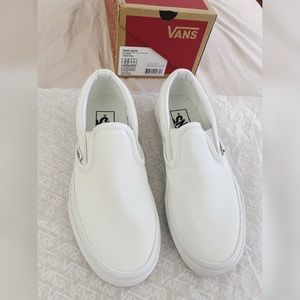 New Vans white.